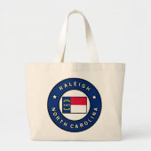 Raleigh North Carolina Grote Tote Bag (Voorkant)