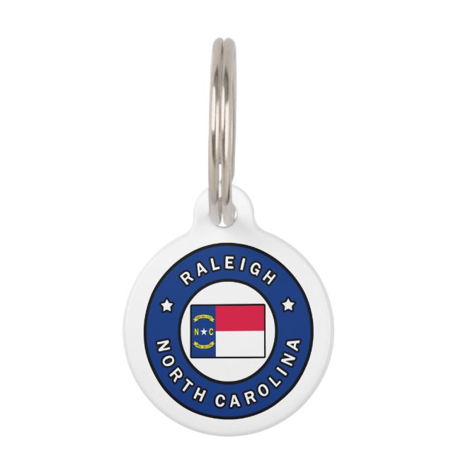 Raleigh North Carolina Huisdierpenning (Voorkant)