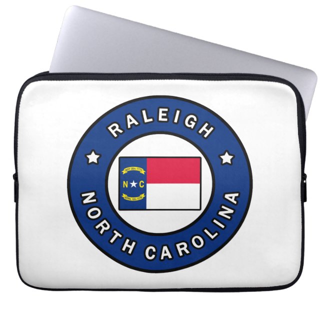 Raleigh North Carolina Laptop Sleeve (Voorkant)