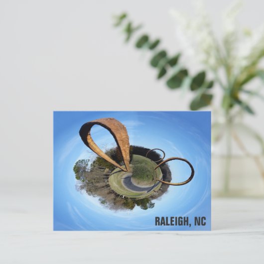 Raleigh North Carolina Museum of Art Rings Foto Briefkaart (Staand voorkant)