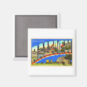 Raleigh North Carolina NC Large Letter Briefkaart Magneet (Voorkant / Achterkant)