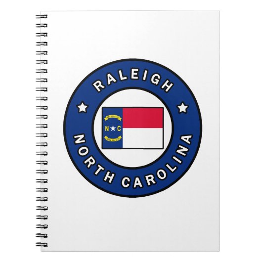 Raleigh North Carolina Notitieboek (Voorkant)