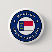 Raleigh North Carolina Ronde Button 5,7 Cm (Voorkant)