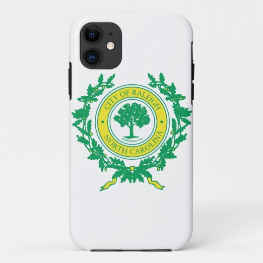 Raleigh, North Carolina Seal Case-Mate iPhone Case (Achterkant)