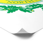 Raleigh, North Carolina Seal Poster (Hoek)