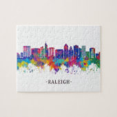 Raleigh North Carolina Skyline Legpuzzel (Horizontaal)