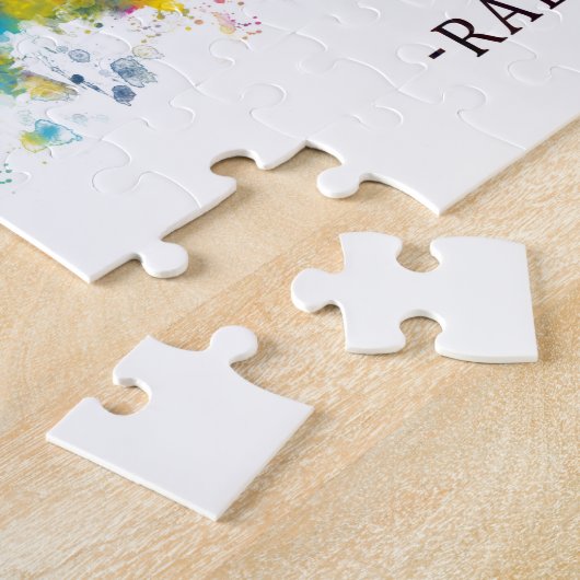 Raleigh North Carolina Skyline Legpuzzel (Zijkant)