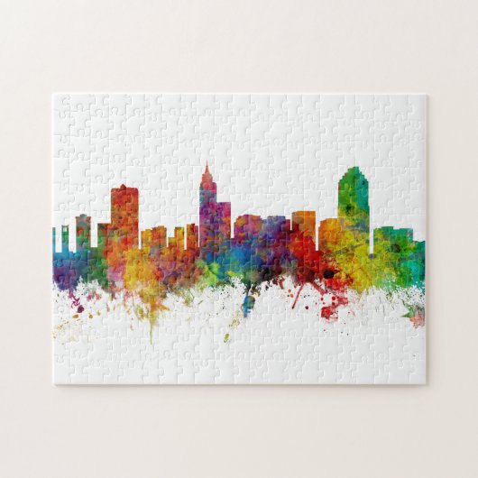 Raleigh North Carolina Skyline Legpuzzel (Horizontaal)