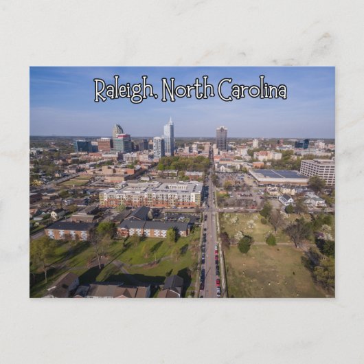 Raleigh North Carolina State briefkaart (Voorkant)