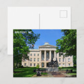 Raleigh North Carolina State Capitol Travel Photo Briefkaart (Voorkant / Achterkant)