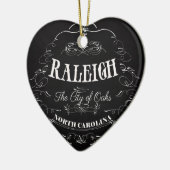 Raleigh, North Carolina - The City of Oaks Keramisch Ornament (Links)