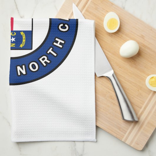 Raleigh North Carolina Theedoek (Quarter Fold)