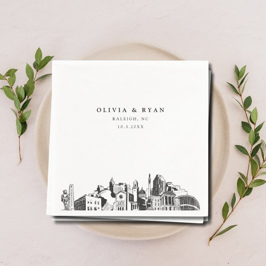 Raleigh Trouwpapier Cocktail servet