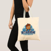 Raleigh Walking Tours Cute Acorn Logo Tote Bag (Voorkant (product))