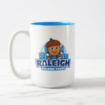 Raleigh Walking Tours Cute Acorn Logo