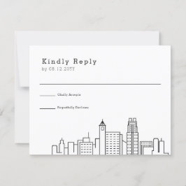 Raleigh Wedding | Stijlvolle Skyline RSVP
