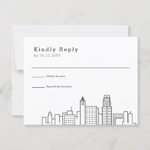 Raleigh Wedding   Stijlvolle Skyline RSVP