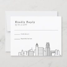 Raleigh Wedding | Stijlvolle Skyline RSVP