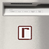 Raleighing vierkante magneet (Insitu (Vaatwasser))