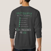 Raley Creative Dark Grey Sweatshirt (Achterkant)