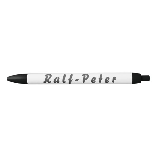 Ralf-Peter Kugelschreiber Zwarte Inkt Pen (Voorkant)
