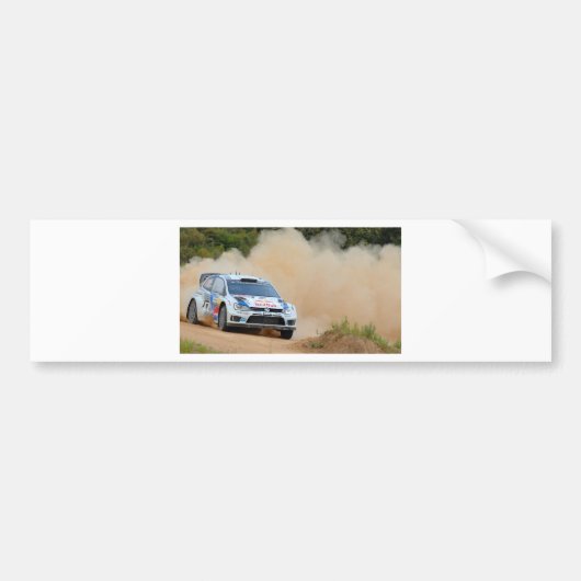 Rally Car Bumpersticker (Voorkant)