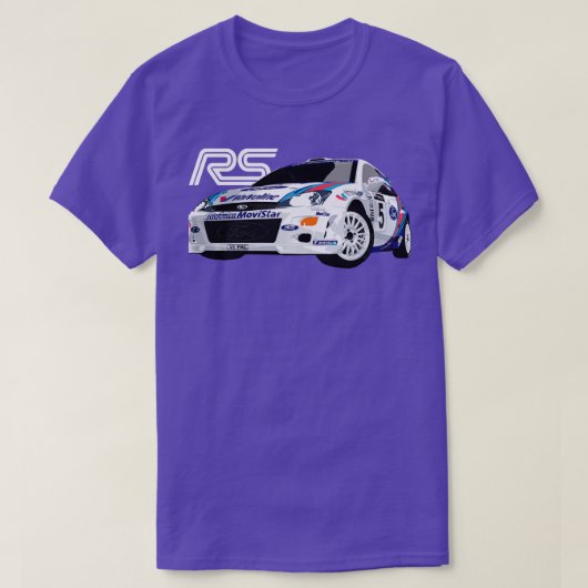 Rally Car Champion Colin McRae MK1 RS-broed Long S T-shirt (Design voorkant)