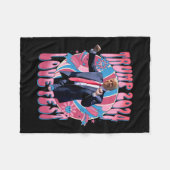 Rally Love Fest Dancing Retro Groovy Grappige Lief Fleece Deken (Voorkant (Horizontaal))