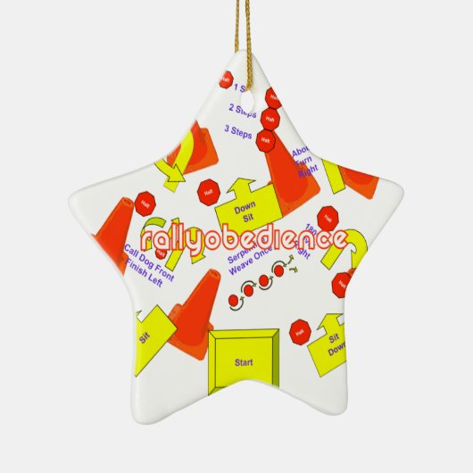 Rally-O-versiering Keramisch Ornament (Rechts)