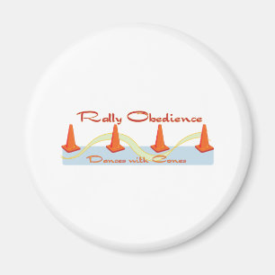 Rally Obedience, Dances with Cones Magneet
