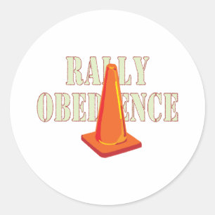 Rally Obedience Ronde Sticker