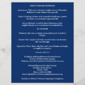 Rally of Event Verenigde Staten Politieke campagne Flyer (Achterkant)