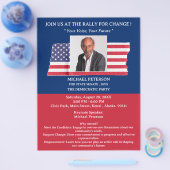 Rally of Event Verenigde Staten Politieke campagne Flyer (Enkel)