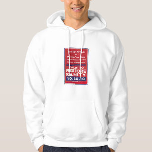Rally om Sanity te herstellen, houdt angst levend. Hoodie