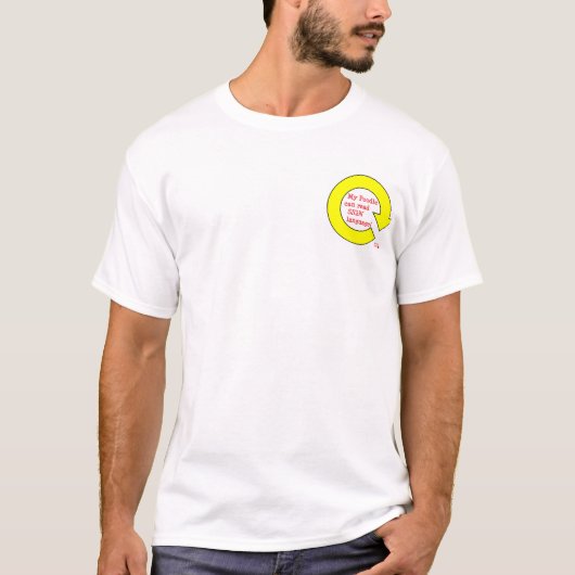 Rally poodle t-shirt (Voorkant)