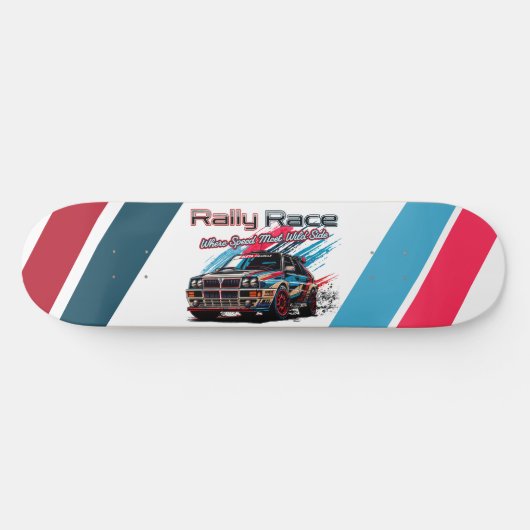 RALLY RACE - WANNEER SNELHEID ONTMOET WILD SIDE! PERSOONLIJK SKATEBOARD (Horizontaal)