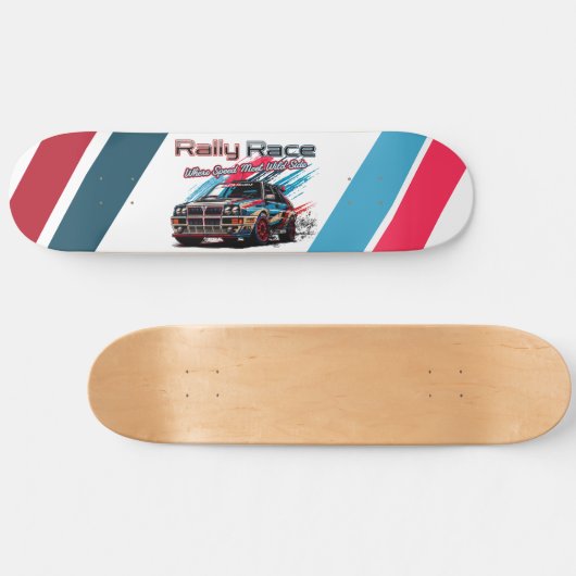 RALLY RACE - WANNEER SNELHEID ONTMOET WILD SIDE! PERSOONLIJK SKATEBOARD (Horizontaal)