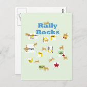 Rally Rocks Briefkaart (Voorkant / Achterkant)