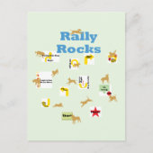 Rally Rocks Briefkaart (Voorkant)