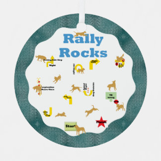 Rally Rocks Honden Metalen Ornament