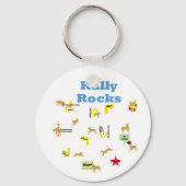 Rally Rocks Sleutelhanger (Voorkant)