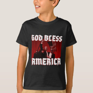 Rally schieten God zegene Amerika in 2024 T-shirt