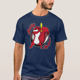 Rally Squirrel - Mannen blauw T-shirt