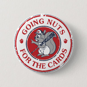 Rally Squirrel Ronde Button 5,7 Cm