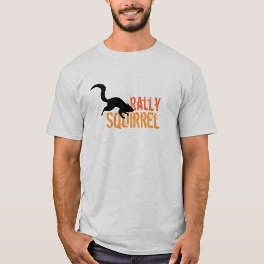 Rally Squirrel T-shirt (Voorkant)