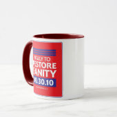 Rally to Restore Sanity mok (Voorkant links)