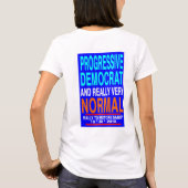 Rally to Restore Sanity T-shirt for Dems (Achterkant)