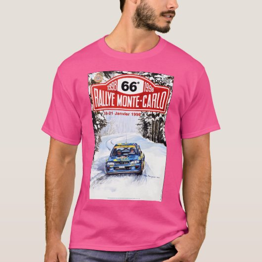 Rally van Monte Carlo 1998 T-shirt (Voorkant)