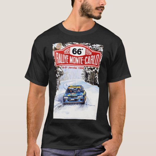Rally van Monte Carlo 1998 T-shirt (Voorkant)