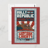 Rally voor de Republiek Briefkaart (Voorkant / Achterkant)